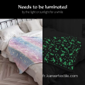 Glow in the Dark Luminous Custom Flannel Couverture